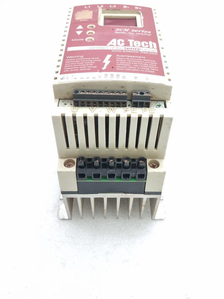 Lenze AC Tech SM410 1HP 0.75kW Variable Speed AC Motor Drive Made In USA